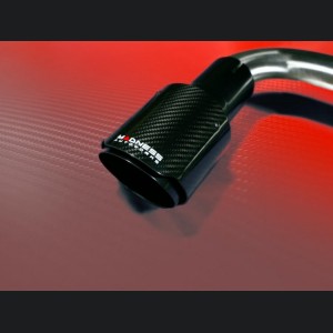 Alfa Romeo Giulia Performance Exhaust - 2.0L - MADNESS - Lusso - Carbon Fiber Tips